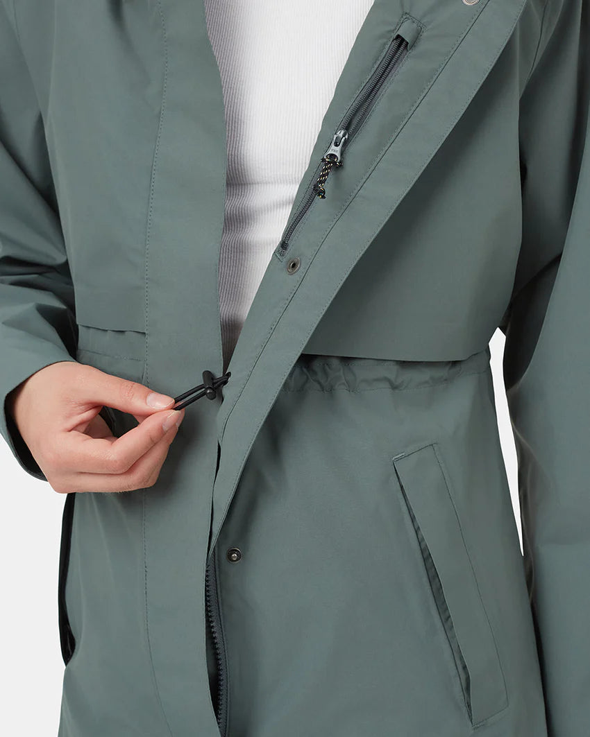 Ten Tree Nimbus Long Rain Jacket tcw4649 2277 light urban green