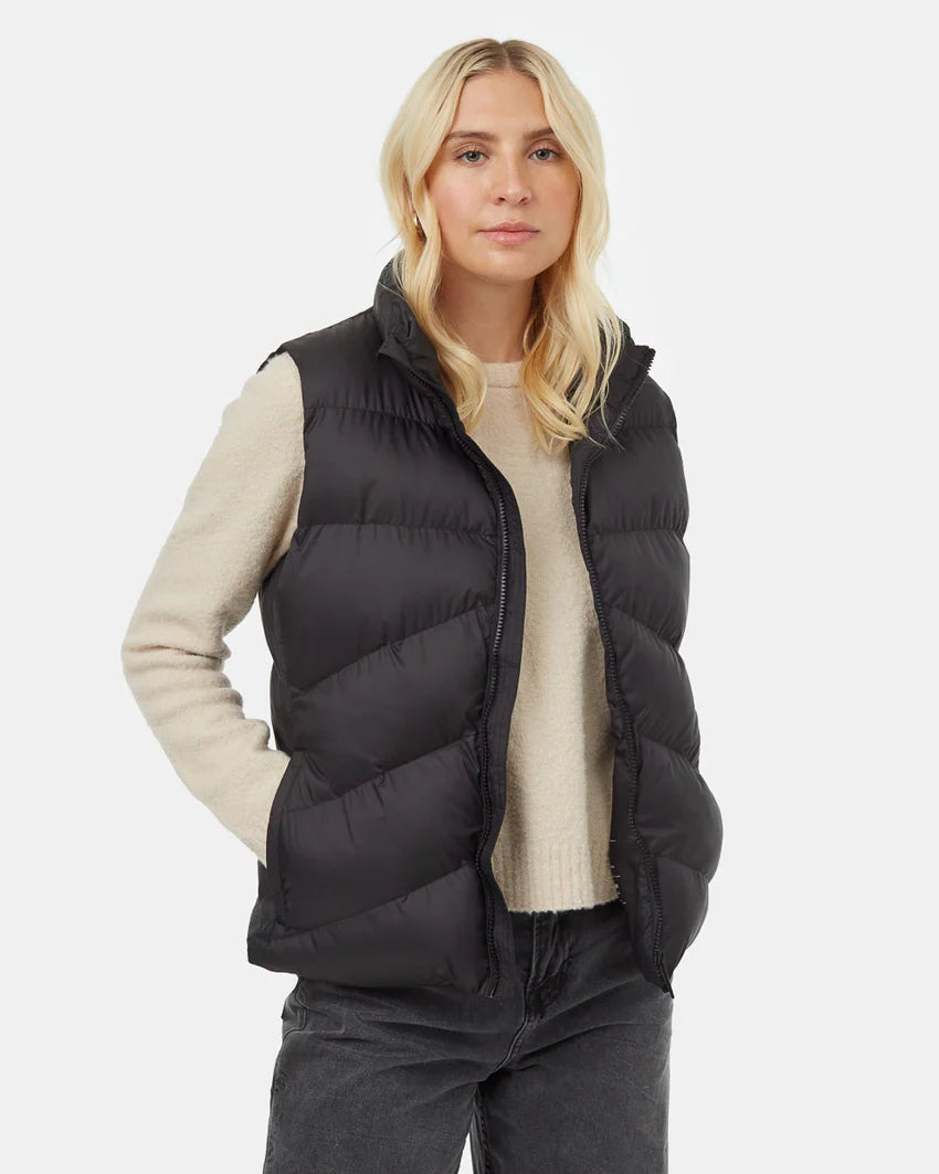 Ten Tree Cloud Shell Puffer Vest tcw4487 0164 black