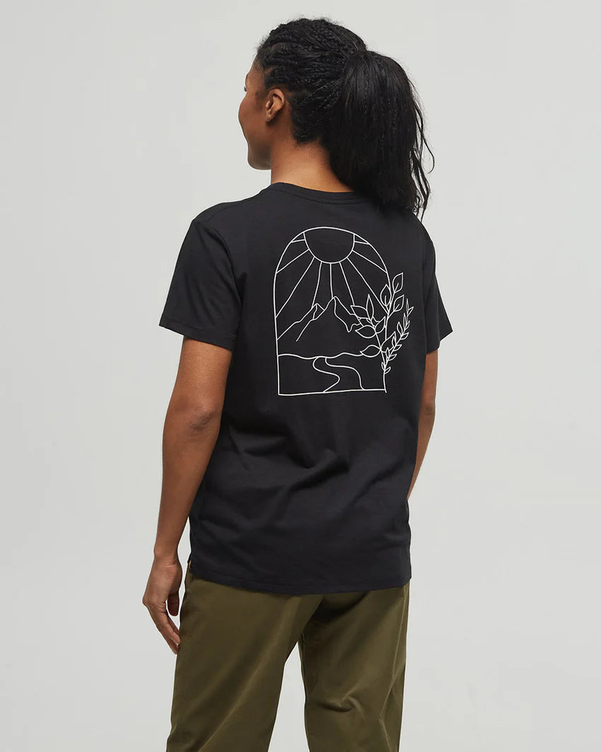 Ten Tree scenic arch tshirt tcw5930-3164 black