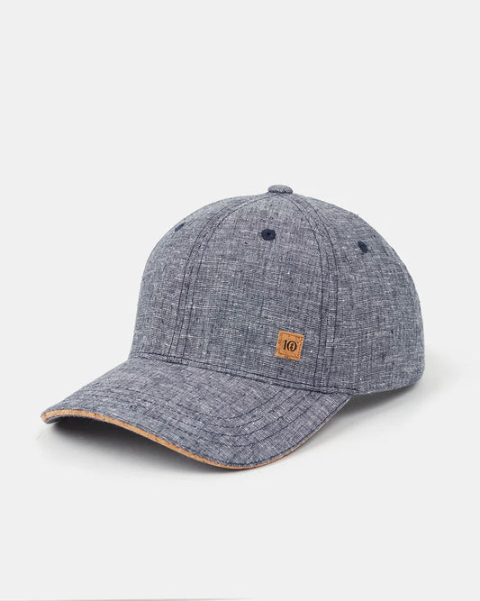 Ten tree cork icon hemp elevation hat tau4775-2047 midnight blue heather