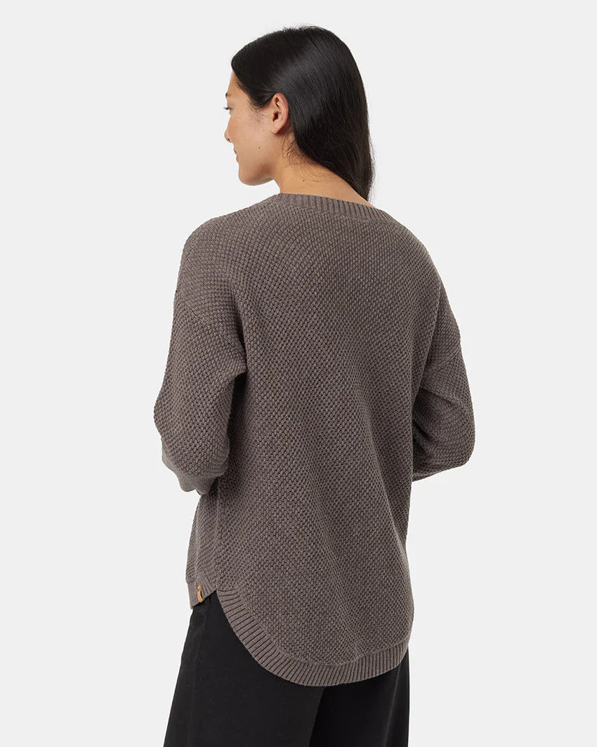 Ten tree highline drop shoulder sweater tcw5914-3453 dark elkwood heather