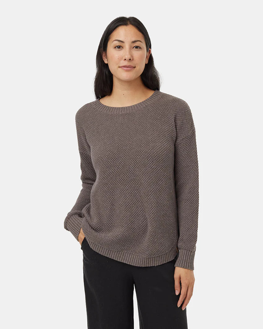 Ten tree highline drop shoulder sweater tcw5914-3453 dark elkwood heather