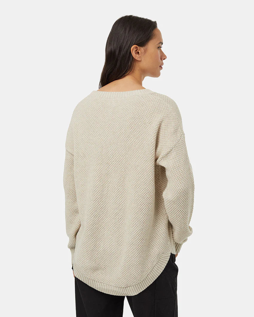 Ten tree highline drop shoulder sweater tcw5914-2873 pale oak heather