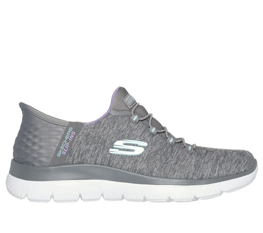 Womens Skechers Slip-ins: Summits - Dazzling Haze 149937gymt heather grey