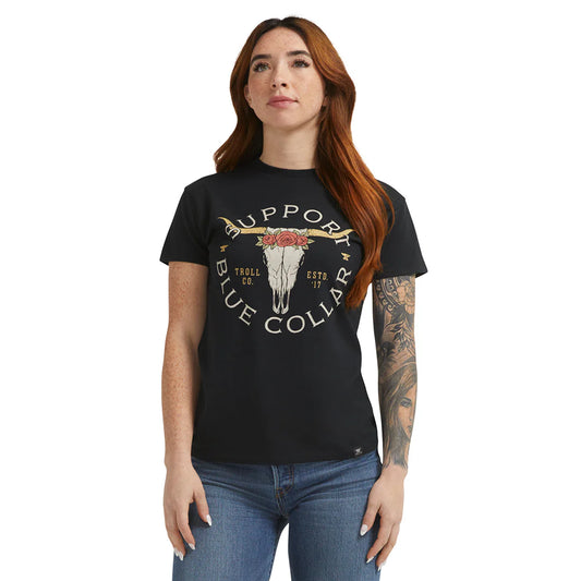 Dirty Hands Clean Money sbc longhorn tshirt tc2377 black