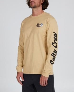 Salty Crew Fish and Chip long sleeve tshirt 20135460 camel