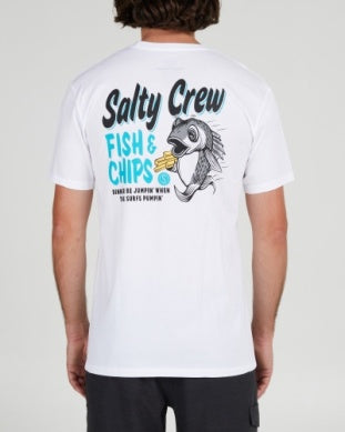 Salty Crew Fish and Chips tshirt 20035607 white