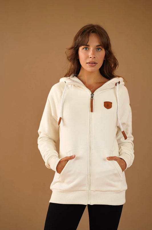 Wanakome Hera Oatmeal Zip Hoodie