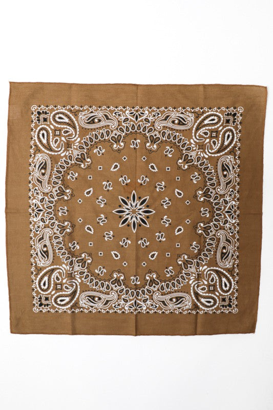 Malibu muted color bandana 4007 mocha