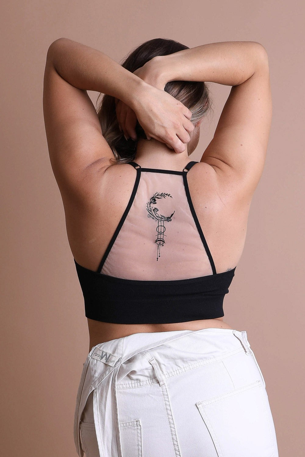 Malibu dream catcher tattoo bralette 5542 black