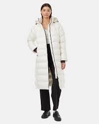 Ten Tree Cloud Shell Long Puffer tcw3532 white