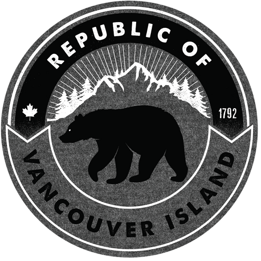 Republic of Vancouver Island Bear sticker