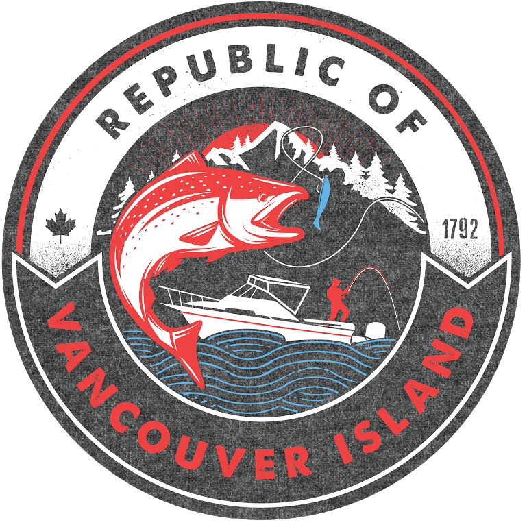 Republic of Vancouver Island Salmon sticker