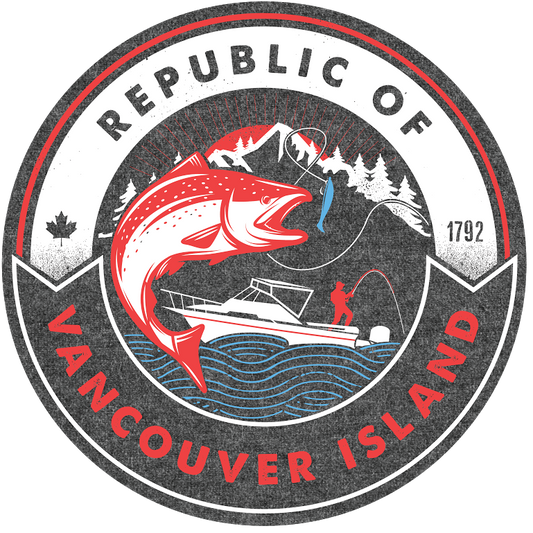 Republic of Vancouver Island Salmon sticker