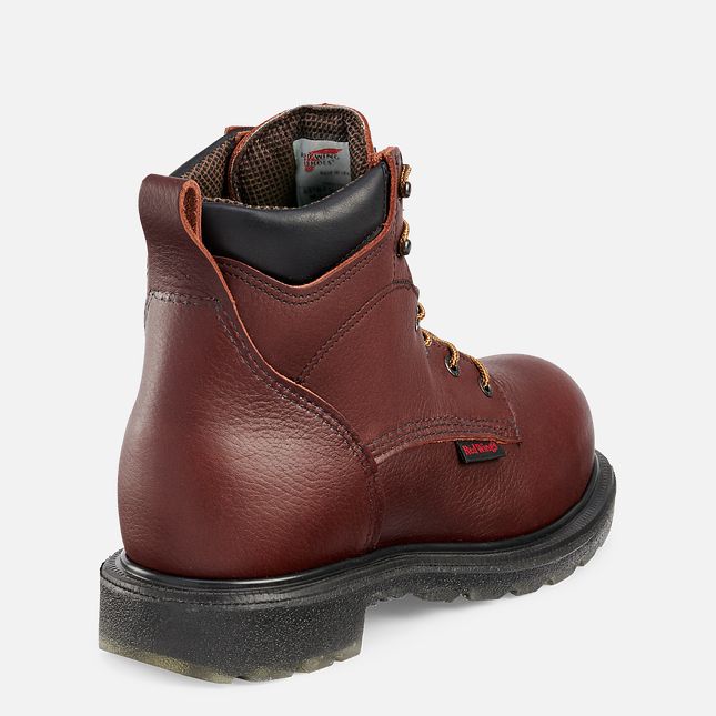 Red Wing WIDE  SuperSole® 2.0 Men's 6-inch Waterproof CSA Safety Toe Boot  3504e3 wide brown