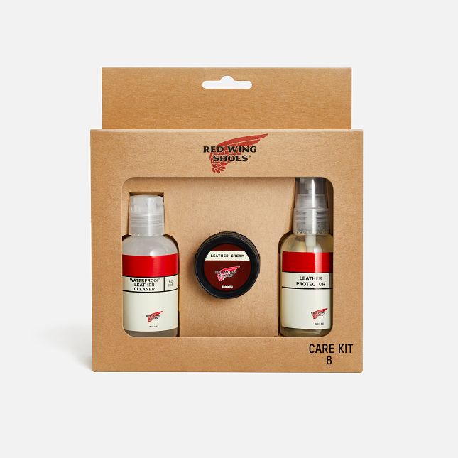 Red wing Mini Care Kit #6 Care Kit for Waterproof Full Grain, Nubuck or Smooth Finish Leathers 98022