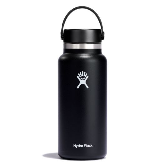 32 oz Water Bottle - Wide Mouth w32bts001 black