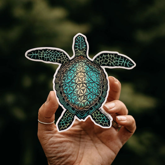 West Coast Karma Turtle Sticker