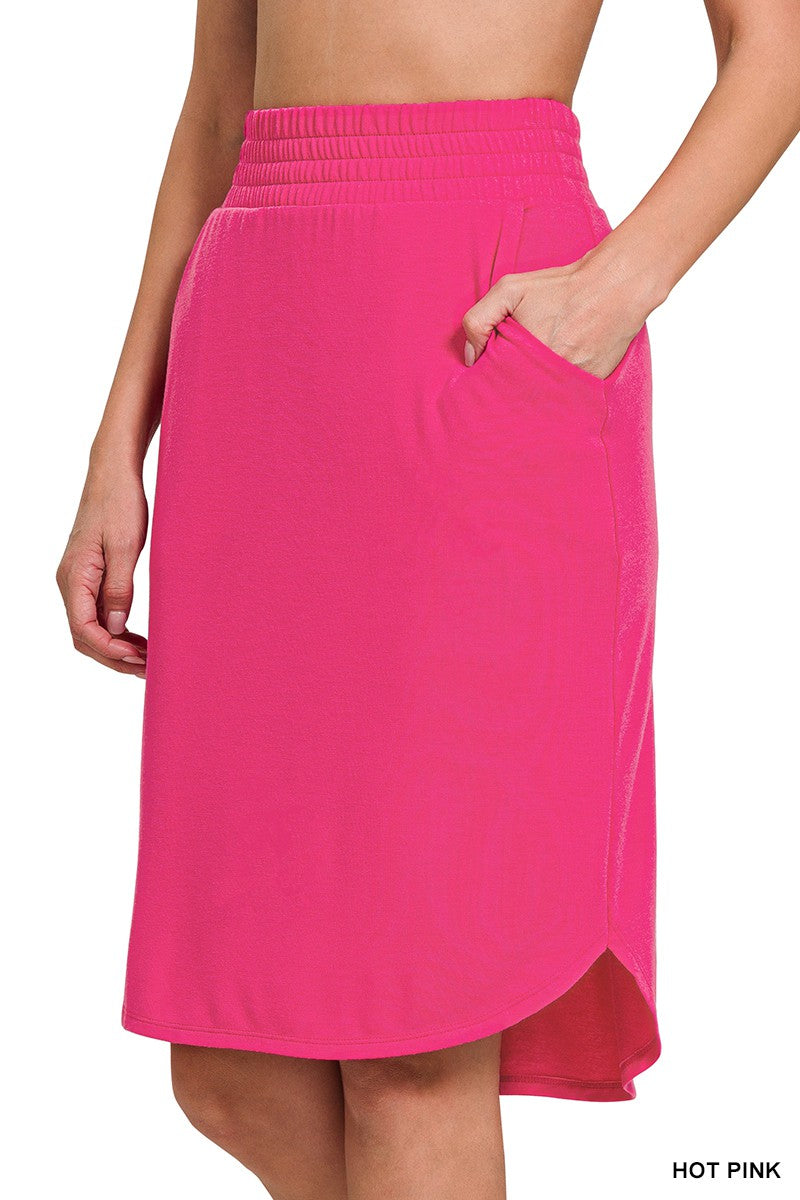 Malibu skirt 8305 hot pink