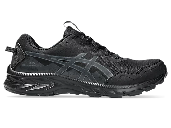 Asics mens gel venture 10 4E extra wide 1011b966-001 all black