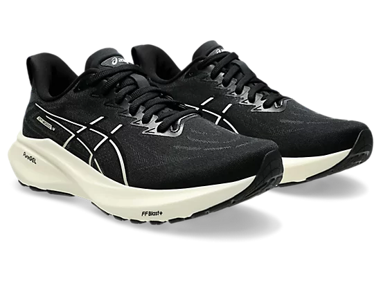 Asics womens gt-2000 13 1012b666-003 regular width  black & white