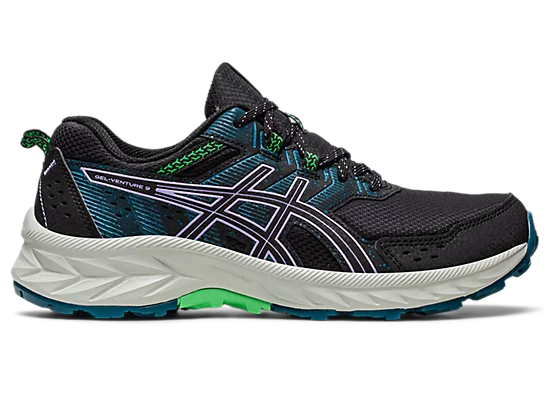 Asics womens gel venture 9 wide D width 1012b314-003 black