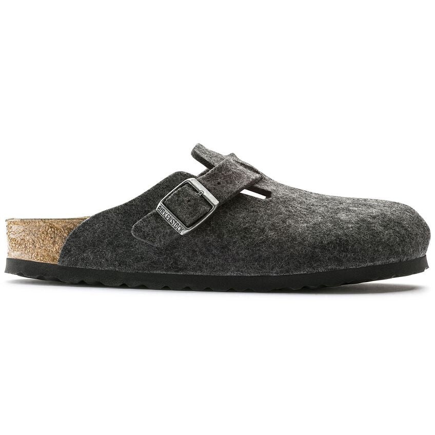 Birkenstock boston wool felt 160371 anthracite