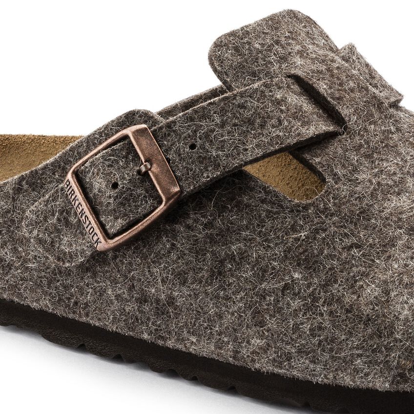 Birkenstock boston wool felt 160581 cacao