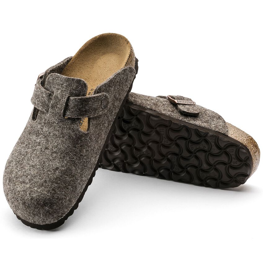 Birkenstock boston wool felt 160581 cacao