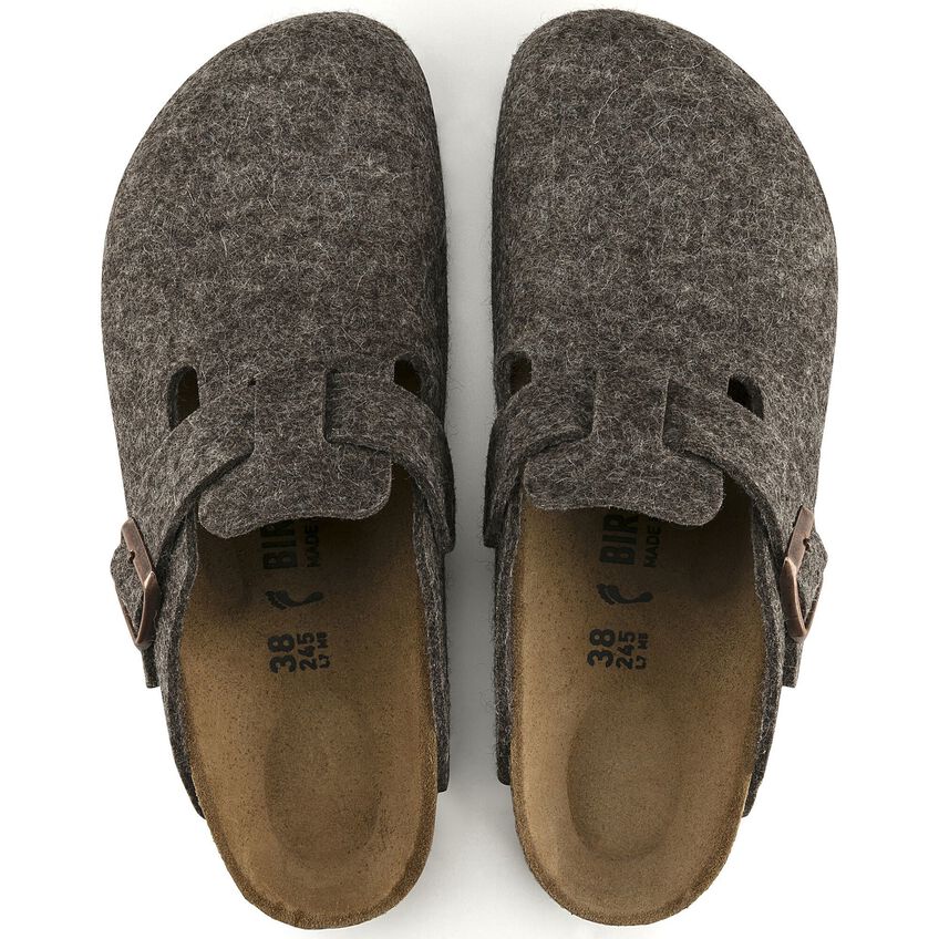 Birkenstock boston wool felt 160581 cacao