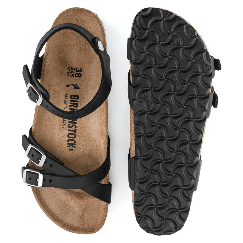 Birkenstock kumba oiled full grain leather r1021509 black