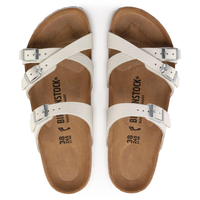 Birkenstock Franca full grain oiled leather r1024395 white