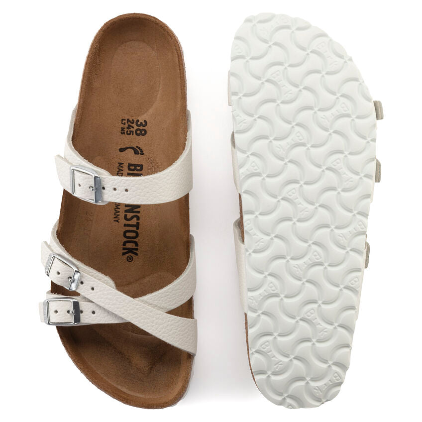 Birkenstock Franca full grain oiled leather r1024395 white