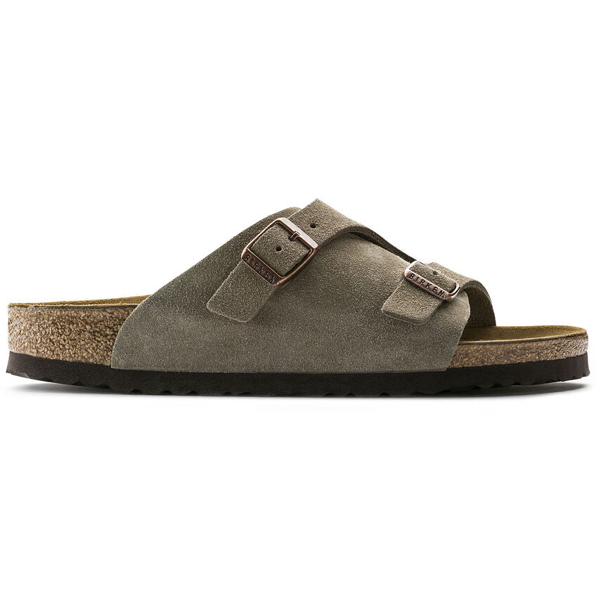 Birkenstock zurich suede leather sandal n50463 taupe