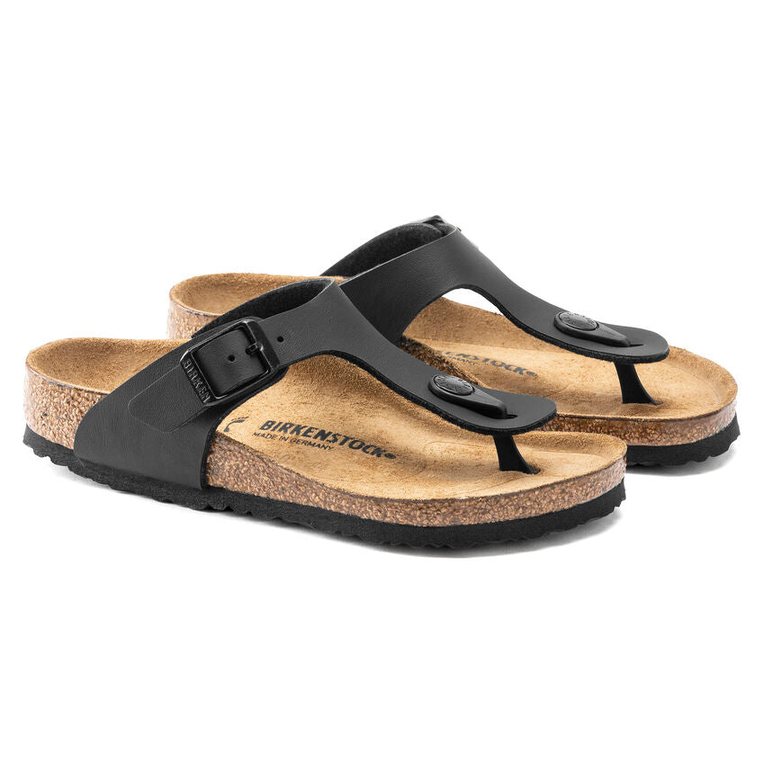 Birkenstock youth gizeh biko-flor n846143 black