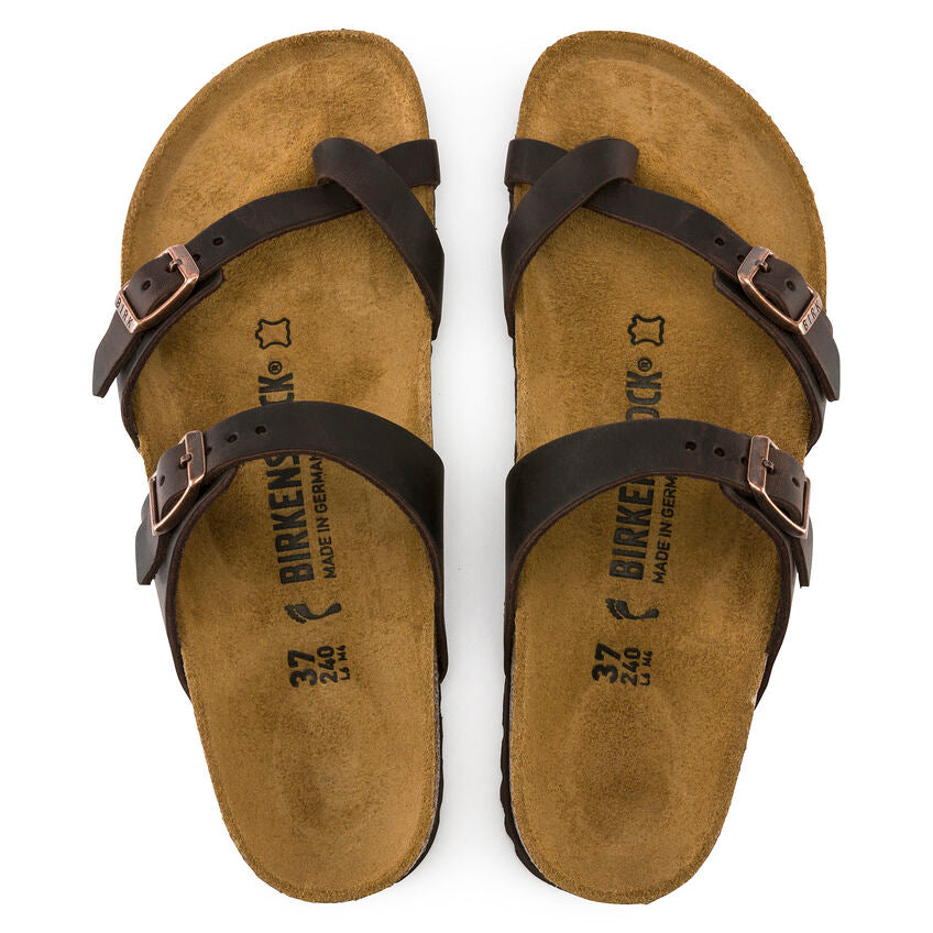 Birkenstock Mayari full grain oiled leather r171321 habana