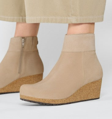 Birkenstock Ebba suede leather slip on boot n1025292 tan