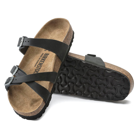 Birkenstock Franca full grain oiled leather r1021112 black