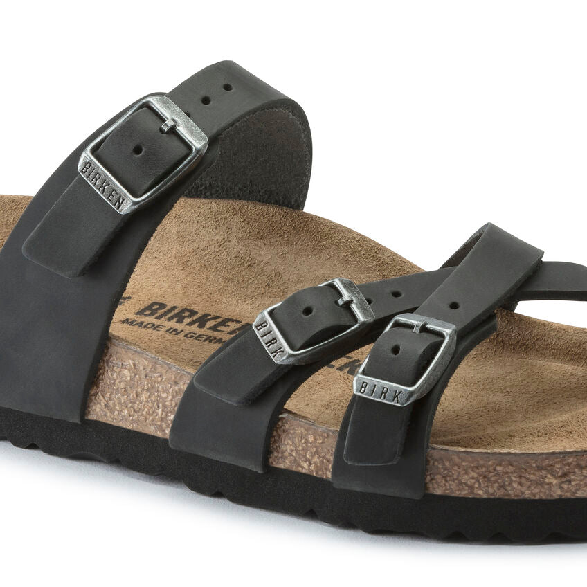 Birkenstock Franca full grain oiled leather r1021112 black