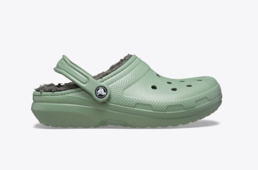 Crocs classic lined clog 203591-3wp moss