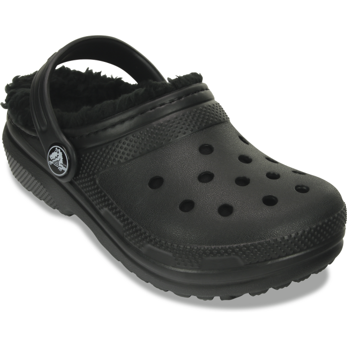 Crocs junior sized classic lined clog 207010-060 black