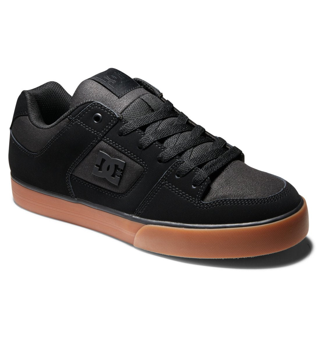 DC Pure shoe 300660bgm all black & gum sole