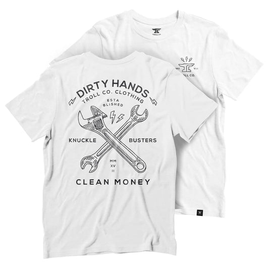 Dirty Hands Clean Money tc0221 white