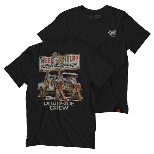 Dirty Hands Clean Money roadside crew tshirt tc1952 black