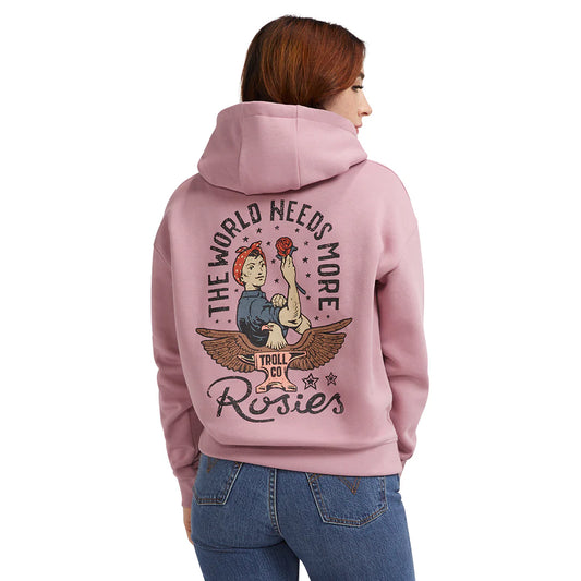 Dirty Hands Clean Money rosie hoody tc2198 mauve