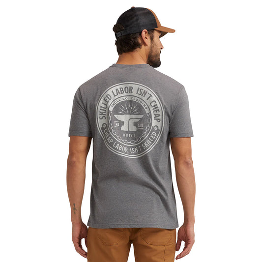 Dirty Hands Clean Money slic tshirt tc2282 charcoal heather