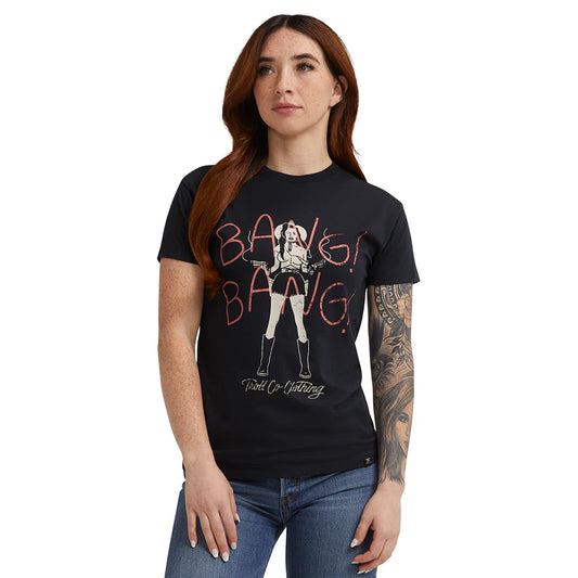 Dirty Hands Clean Money bang bang tshirt tc2372 black