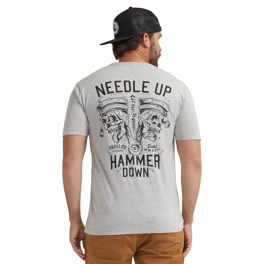Dirty Hands Clean Money nuhd hammer twins tshirt tc2394 grey heather