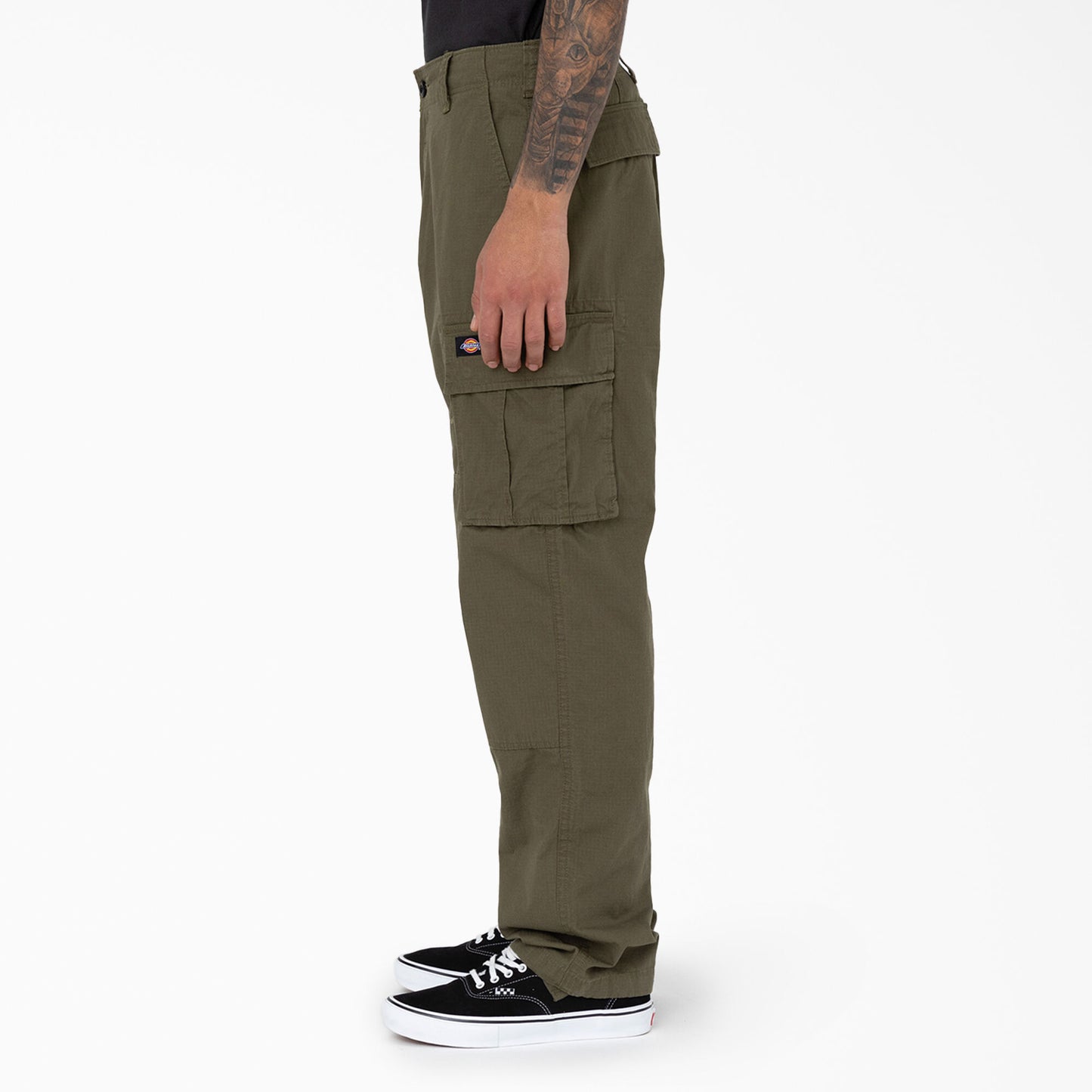 Dickies Eagle Bend Relaxed Fit Double Knee Cargo Pant wpr224ml military green