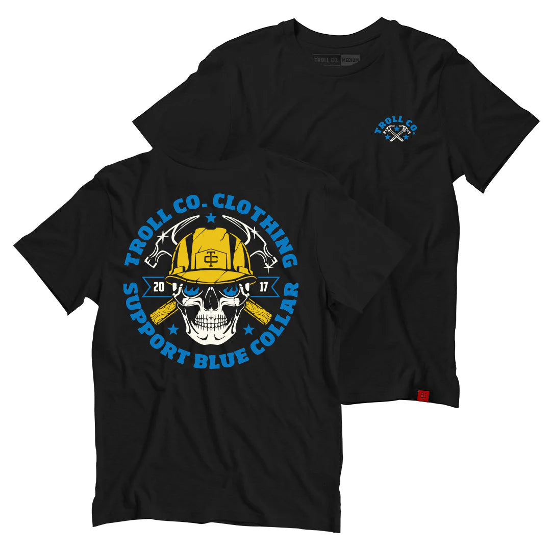 Dirty Hands Clean Money Construction tshirt tc1778 black